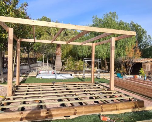 constructeur pergola bois bandol plancher terrasse bois ms construction bois renovation